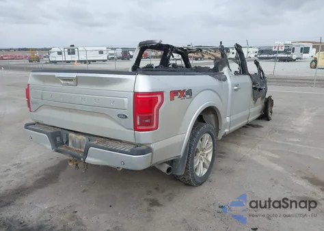 2016 Ford F-150 Platinum z USA, uszkodzony, nr VIN 1FTEW1EG1GFB26438